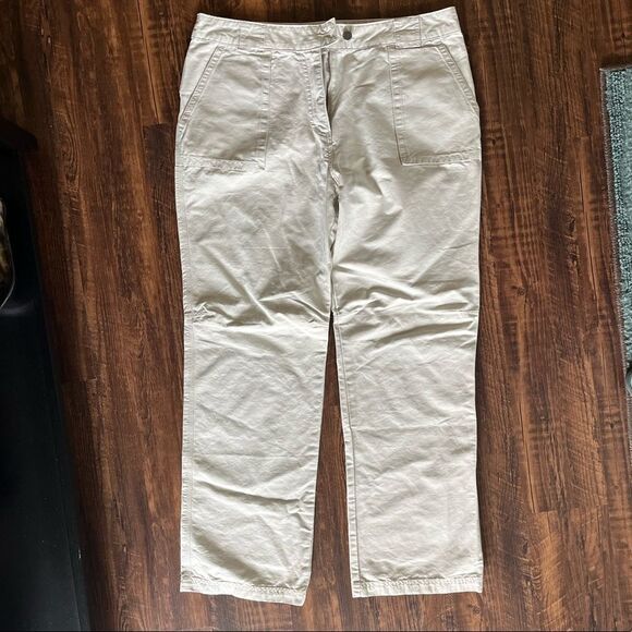 Woolrich Woman’s Khaki Pants in British Tan size 14 - Picture 1 of 8